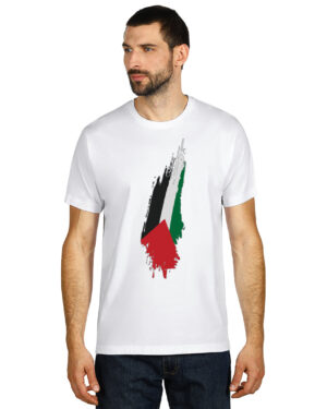 Majica Kratki rukav – Palestinska Zastava (Brush Style)