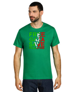 Majica Kratki Rukav Free Gaza Save Palestine